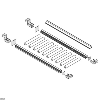 Bosch Rexroth Steel Stop Plate, 45.3mm x 50mm