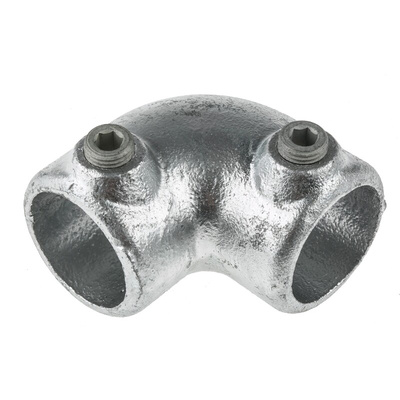 RS PRO 2-Way Connector Connecting Component, Strut Profile Type 1, Round Tube Size Type 1