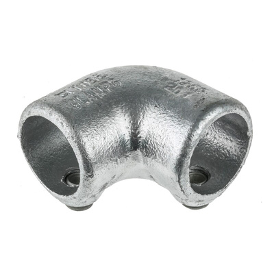 RS PRO 2-Way Connector Connecting Component, Strut Profile Type 1, Round Tube Size Type 1