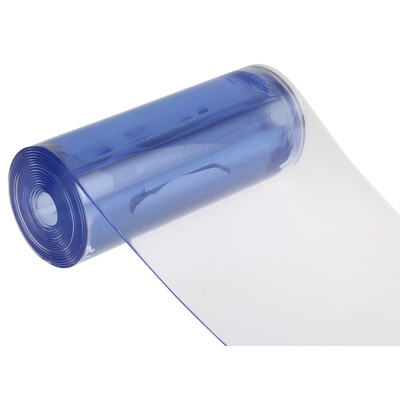 RS PRO Clear 3m PVC STRIP CURTAINS, 200mm x 2mm