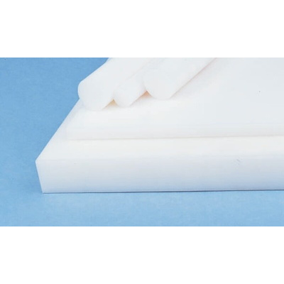 RS PRO White Plastic Sheet, 500mm x 330mm x 25mm