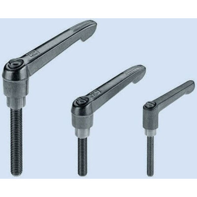 Rose+Krieger Zinc Galvanised Steel Clamp Lever, M8x 35mm, RK