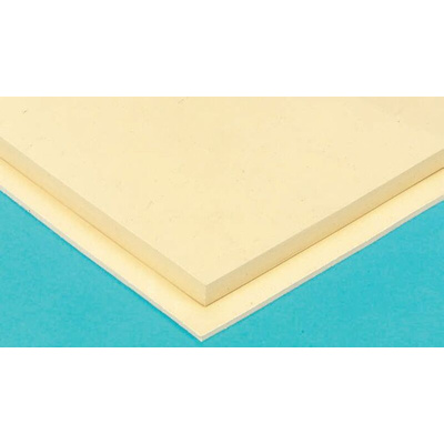 RS PRO Beige Rubber Sheet, 1m x 1m x 3mm