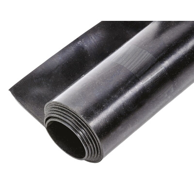 RS PRO Black Rubber Sheet, 1m x 1.2m x 1.5mm