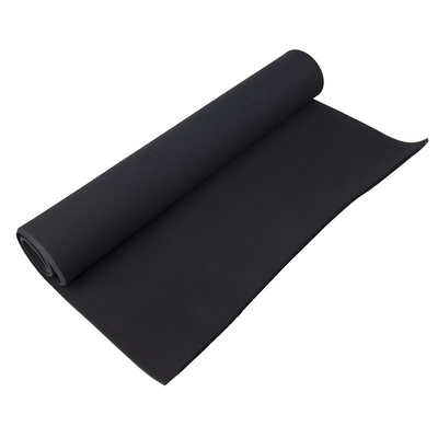 RS PRO Black Rubber Sponge Sheet, 1m x 2m x 10mm