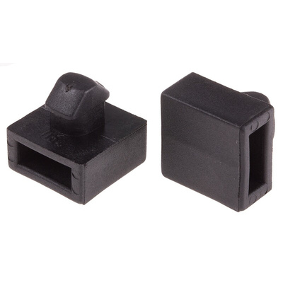 RS PRO Cable Clip, 8mm GrooveSlot 40 mm 5mm Internal Width 13.3mm Internal Height, 19mm L