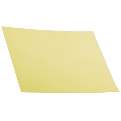 3M Yellow Aluminium Oxide Fibre Optic Lapping Film, 8-1/2in x 215.9mm, 12μm Grade