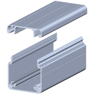 RS PRO Structural System Cable Management, 8mm GrooveSlot 40 x 40 28mm Internal Width 35mm Internal Height, 2m L