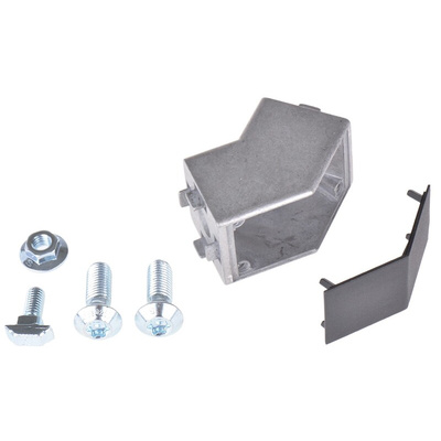 Bosch Rexroth M8, S12 45° Connector Connecting Component, Strut Profile 40 mm, Groove Size 10mm