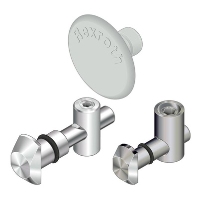 Bosch Rexroth D17 Quick Connector Connecting Component, Strut Profile 40 mm, 45 mm, 50 mm, 60 mm, Groove Size 10mm