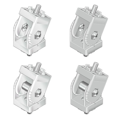 Bosch Rexroth M8 Multi-Angle Connector Connecting Component, Strut Profile 45 mm, Groove Size 10mm