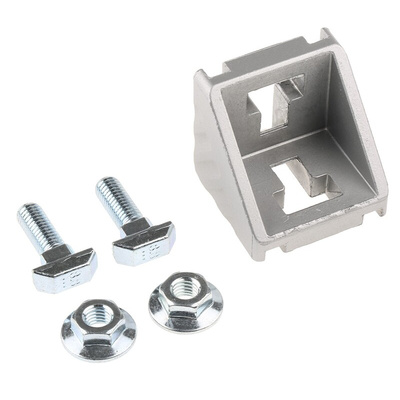 Bosch Rexroth M8 Angle Bracket Connecting Component, Strut Profile 45 mm, Groove Size 10mm