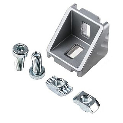 Bosch Rexroth M6 Angle Bracket Connecting Component, Strut Profile 30 mm, Groove Size 8mm