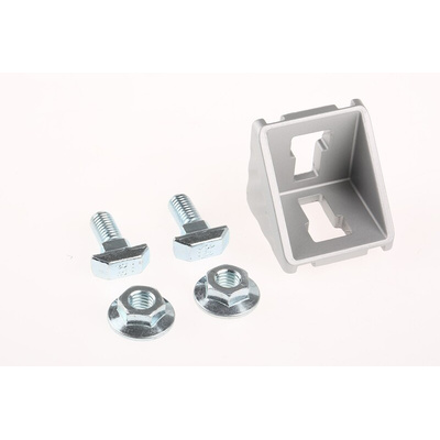 Bosch Rexroth M8 Angle Bracket Connecting Component, Strut Profile 40 mm, Groove Size 10mm