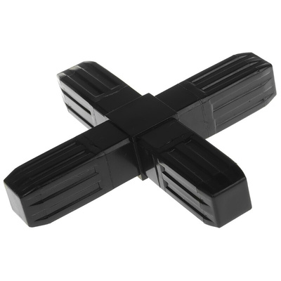 RS PRO 4-Way Connector Connecting Component, Strut Profile 25 mm