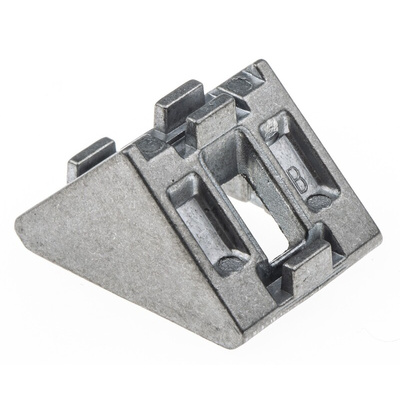 RS PRO Angle Bracket Connecting Component, Strut Profile 20 mm, Groove Size 6mm