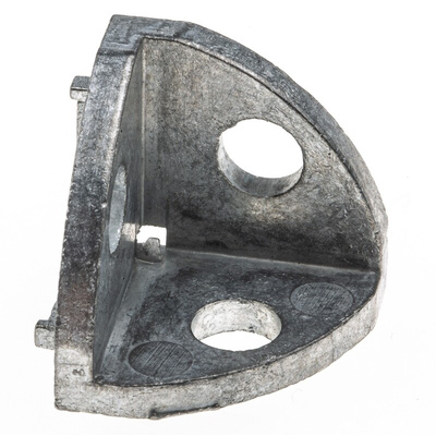 RS PRO M5 Angle Bracket Connecting Component, Strut Profile 20 mm, Groove Size 5mm