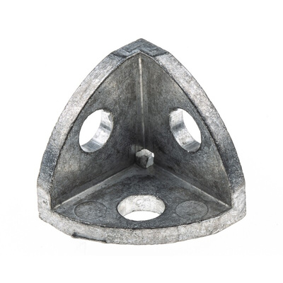 RS PRO M5 Angle Bracket Connecting Component, Strut Profile 20 mm, Groove Size 5mm