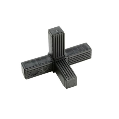 RS PRO 4-Way Connector Square Tube Connector, Strut Profile 25 mm