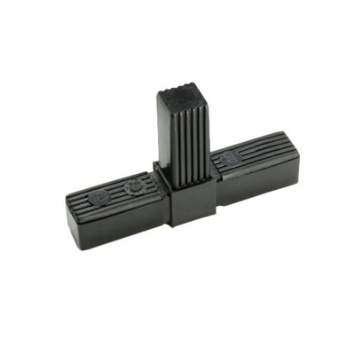 RS PRO 3-Way Connector TEE Square Tube Connector, Strut Profile 25 mm