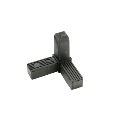 RS PRO 3-Way Connector Square Tube Connector, Strut Profile 25 mm