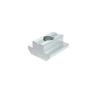 RS PRO M8 Sliding Block Connecting Component, Strut Profile 40 mm, 45 mm, 50 mm, 60 mm, Groove Size 10mm, Round Tube