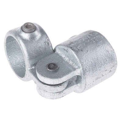 RS PRO Single Swivel Combination Connecting Component, Strut Profile Type 2, Round Tube Size Type 2