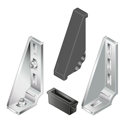 Bosch Rexroth M6 Foundation Bracket Connecting Component, Strut Profile 30 mm, Groove Size 8mm