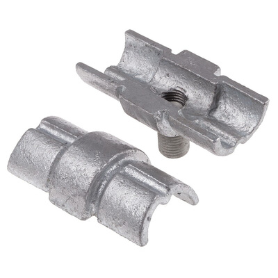 RS PRO Joint Clamp Connecting Component, Strut Profile Type 2, Round Tube Size Type 2