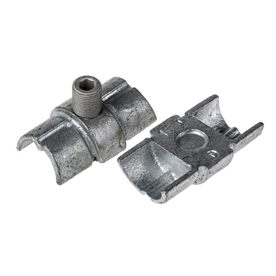 RS PRO Joint Clamp Connecting Component, Strut Profile Type 3, Round Tube Size Type 3