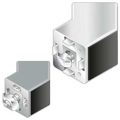 Bosch Rexroth 45° Connector Connecting Component, Strut Profile 30 mm, Groove Size 8mm