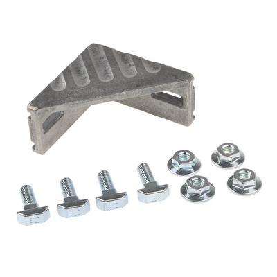 Bosch Rexroth M8 Angle Bracket Connecting Component, Strut Profile 40 mm, Groove Size 10mm