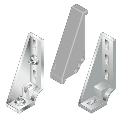 Bosch Rexroth M8 Foundation Bracket Connecting Component, Strut Profile 40 mm, Groove Size 10mm