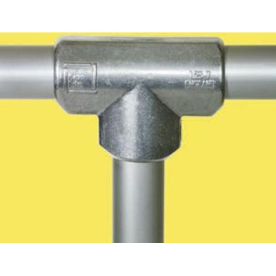 Kee Lite T-Connector Connecting Component, Strut Profile Type 8, Round Tube Size Type 8