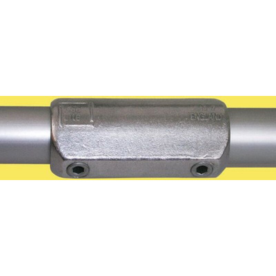 Kee Lite Straight Coupling Connecting Component, Strut Profile Type 6, Round Tube Size Type 6