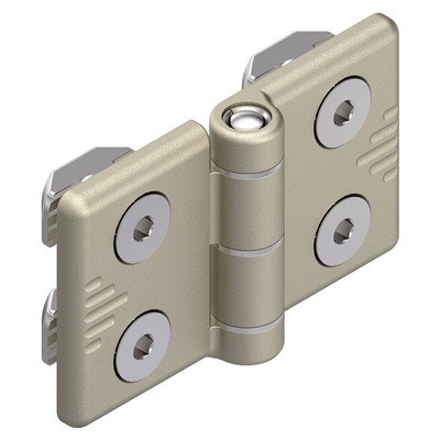 Bosch Rexroth Die Cast Aluminium Door Hinge, 6mm Slot, 40 mm Strut Profile