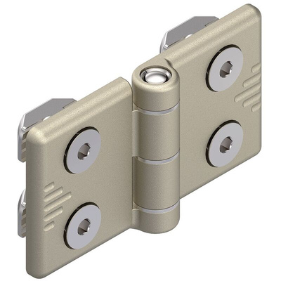 Bosch Rexroth Die Cast Aluminium Door Hinge, 6mm Slot, 45 mm Strut Profile