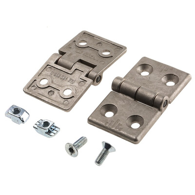 Bosch Rexroth Die Cast Aluminium Door Hinge, 6mm Slot, 45 mm Strut Profile