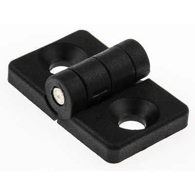 RS PRO PA Door Hinge, 20, 6mm Slot, 20 mm Strut Profile
