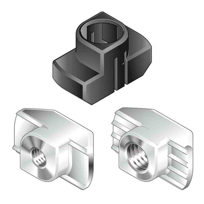 Bosch Rexroth M6 T-Slot Nut Connecting Component, Strut Profile 40 mm, 45 mm, 50 mm, 60 mm, Groove Size 10mm