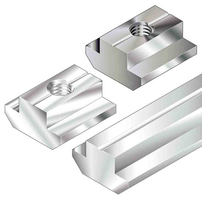 Bosch Rexroth M6 Sliding Block Connecting Component, Strut Profile 40 mm, 45 mm, 50 mm, 60 mm, Groove Size 10mm