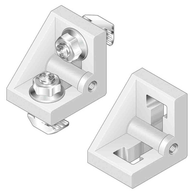 Bosch Rexroth M8 Mounting Bracket Connecting Component, Strut Profile 45 mm, Groove Size 10mm