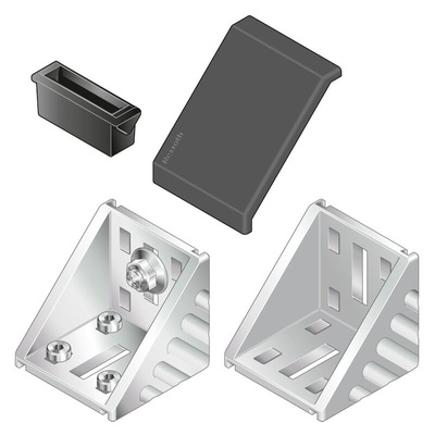 Bosch Rexroth M6 Mounting Bracket Connecting Component, Strut Profile 30 mm, Groove Size 8mm