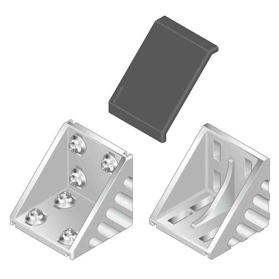Bosch Rexroth M5 Angular Cover Cap Connecting Component, Strut Profile 90 mm, Groove Size 10mm