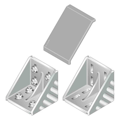 Bosch Rexroth M8 Mounting Bracket Connecting Component, Strut Profile 100 x 100 mm, Groove Size 10mm