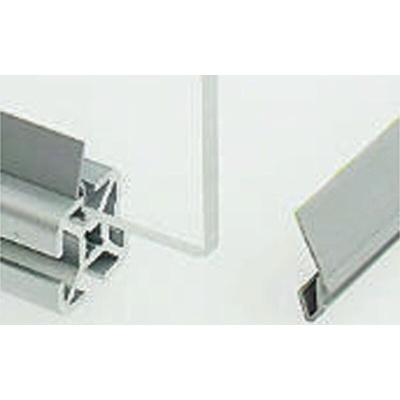 FlexLink Grey PVC Rim Strip, 11mm Groove Size, 3m Length
