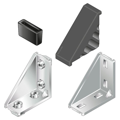 Bosch Rexroth Angle Bracket Connecting Component, Strut Profile 20 x 40 mm, Groove Size 6mm