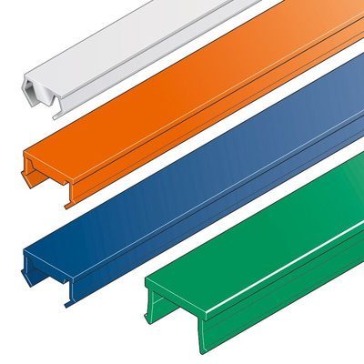 Bosch Rexroth Grey PP Cover Strip, 8mm Groove Size, 2m Length