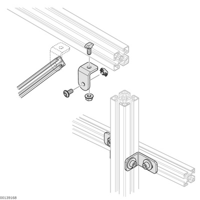 Bosch Rexroth Angle Bracket Connecting Component