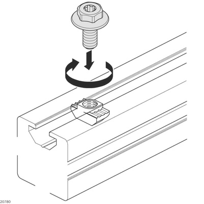 Bosch Rexroth M8mm Collar Screw Connecting Component
